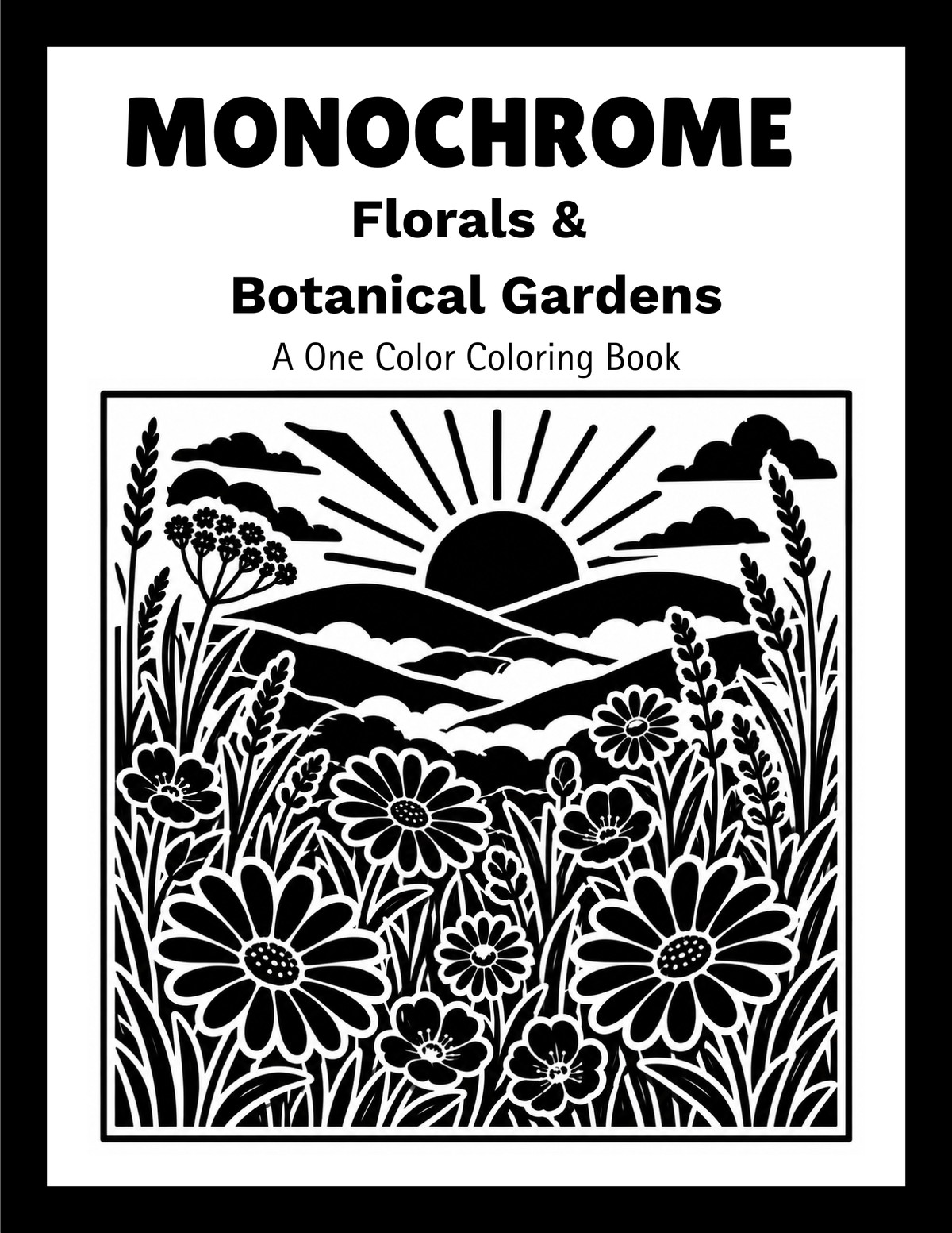 Monochrome Florals & Botanical Gardens