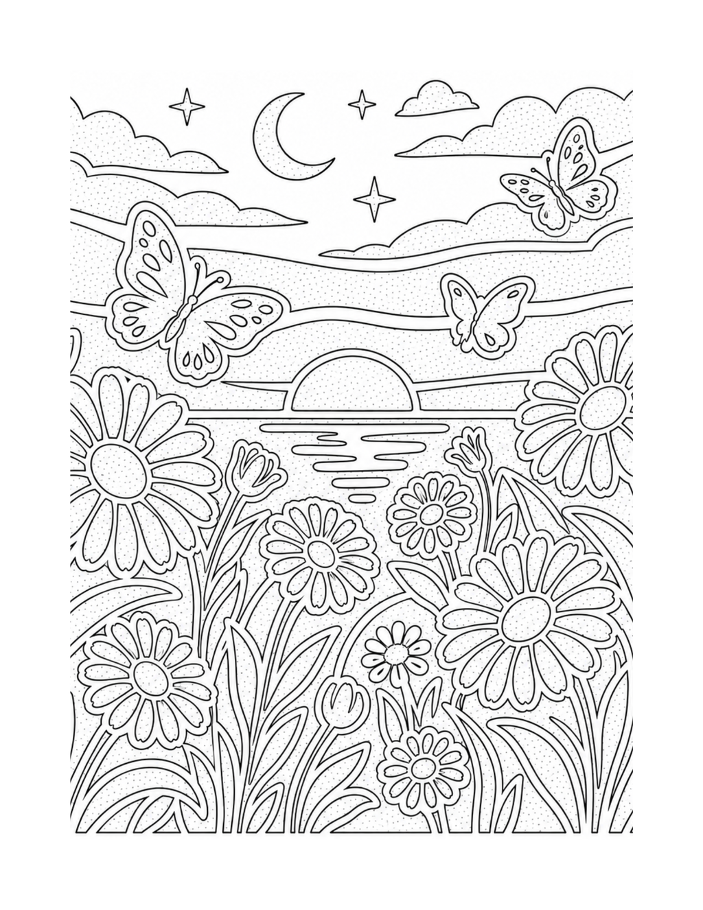 Monochrome Florals & Botanical Gardens PDF Download